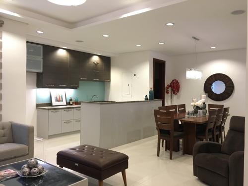 Living area and Kitchen