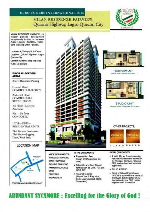 FOR SALE: Apartment / Condo / Townhouse Manila Metropolitan Area > Quezon