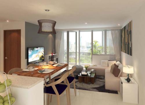 1 Bedroom Living and Dining