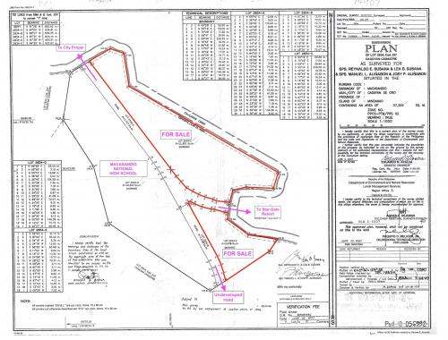 Lot plan