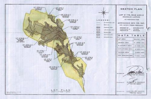 Lot plan