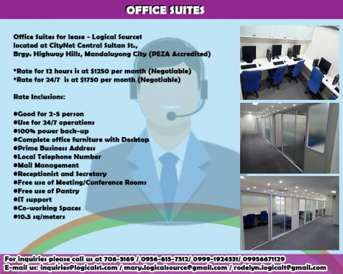 FOR RENT / LEASE: Office / Commercial / Industrial Manila Metropolitan Area > Mandaluyong