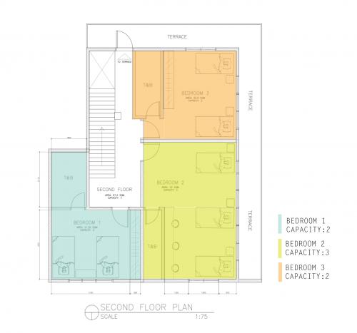 Second floor floor plan