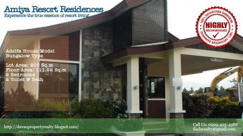 Adelfa House Model Unit - Amiya Resort Residences