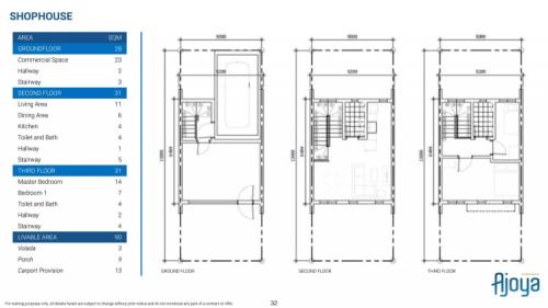 Floor Plan Shophouse