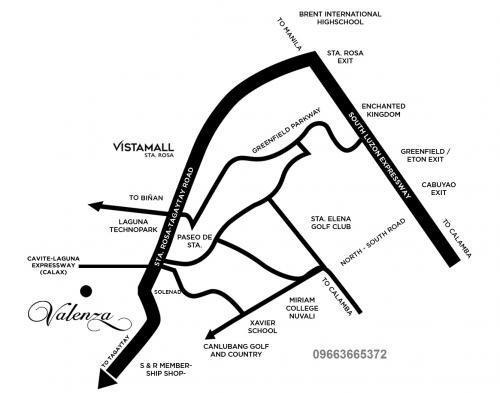 Valenza Location Map