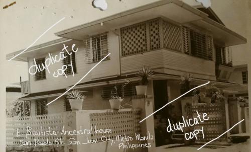 Old Photo of House in San Juan City