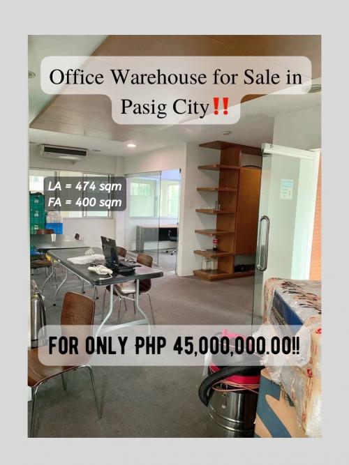 FOR SALE: Office / Commercial / Industrial Manila Metropolitan Area > Pasig