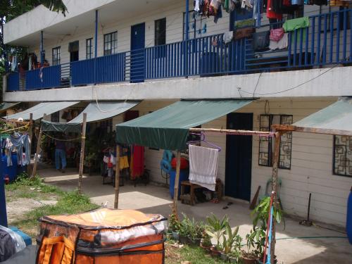 Another view of the apartment facade