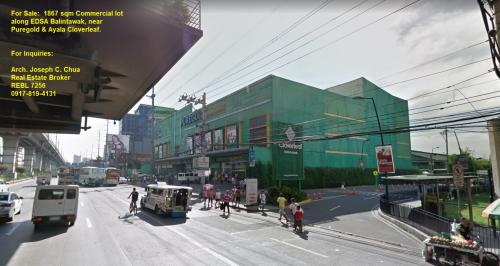 EDSA Balintawak Commercial lot for sale