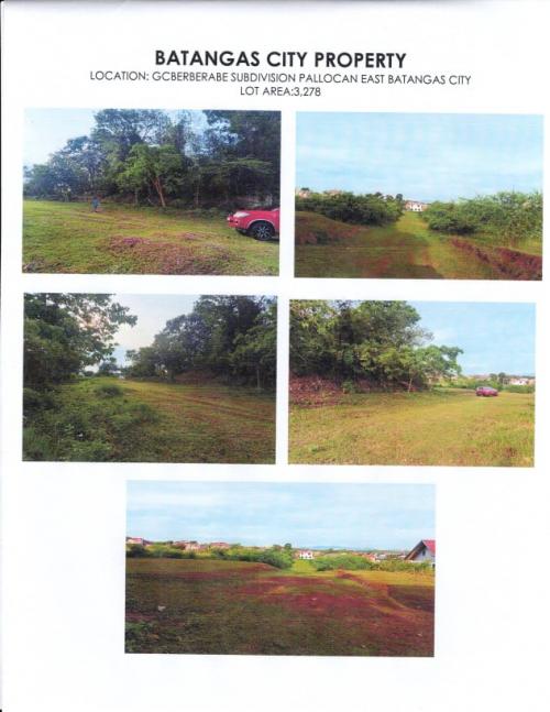 FOR SALE: Lot / Land / Farm Batangas > Batangas City 1