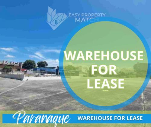 8,000 sqm Vacant Lot Warehouse for Rent Lease Paranaque near Skyway Bicutan Exit