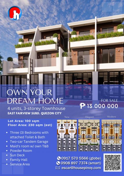 FOR SALE: Apartment / Condo / Townhouse Manila Metropolitan Area > Quezon