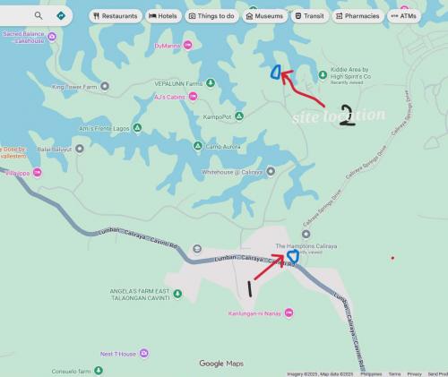 Map of Site (Location 2)