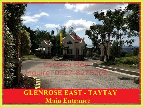 Glenrose East Taytay - Main Entrance - Lot for sale