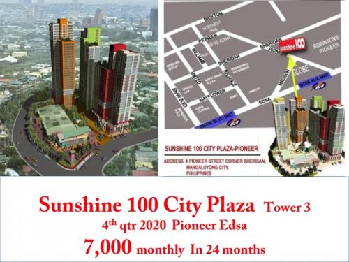 Sunshine 100 for only 7,000 monthly