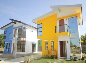 This 64 sq.m. modern home design has two floors.  The upper floor has a one bedroom plus the masterâ€™s bedroom which leads to the veranda. The masterâ€™s bedroom comes with a walk-in closet and its own toilet&bath.  There is also another bedroom on the l