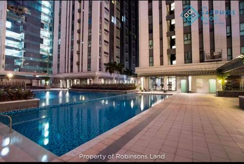 The Sapphire Bloc by Robinsons Residences. A HOME YOU DESERVE The four towers of The Sapphire Bloc are set to be the most distinctive address in Ortigas Center. The Sapphire Bloc's inspiring Art Deco architecture will surely stand out amidst the gray and 